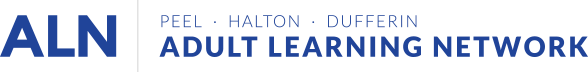 Peel-Halton-Dufferin Adult Learning Network Logo